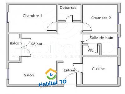 Location Appartement 4 pices LURE 70200