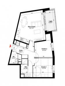 Vente Appartement 3 pices MARTIGNAS-SUR-JALLE 33127