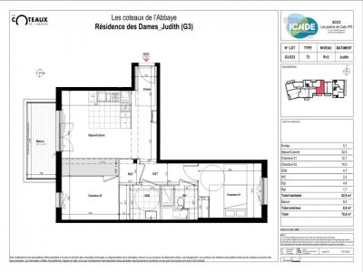 Location Appartement 3 pices CAEN 14000