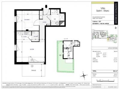 Location Appartement 2 pices SAINT-NAZAIRE 44600