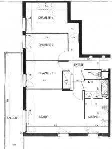 Location Appartement 4 pices NANTES 44200