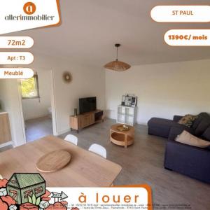 Location Appartement 3 pices SAINT-PAUL 97460