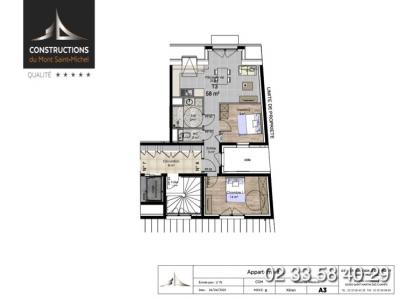 Vente Appartement 3 pi�ces GRANVILLE 50400