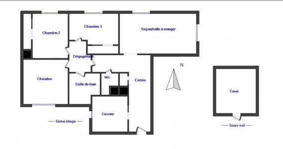 Vente Appartement 4 pices SAINT-MAUR-DES-FOSSES 94100