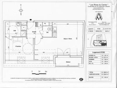 Location Appartement 2 pices SAINT-SEBASTIEN-SUR-LOIRE 44230