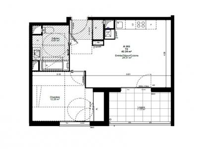 Location Appartement 2 pices ALBERTVILLE 73200
