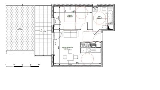 Location Appartement 2 pices CHASSE-SUR-RHONE 38670
