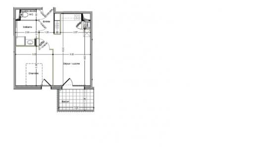 Location Appartement 2 pices CLUSES 74300