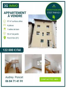 Vente Appartement 5 pices PONT-D'AIN 01160