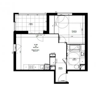 Location Appartement 2 pices ALBERTVILLE 73200