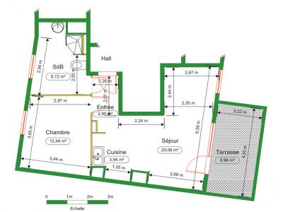 Location Appartement 2 pices DIJON 21000