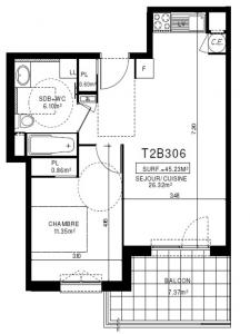 Location Appartement 2 pices CLERMONT-FERRAND 63000