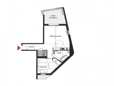Location Appartement 2 pices CARQUEFOU 44470