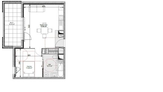 Location Appartement 2 pices CHASSE-SUR-RHONE 38670