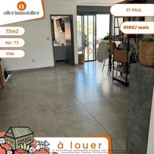 Location Appartement 3 pices SAINT-PAUL 97460