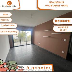 Vente Appartement 3 pices SAINTE-MARIE 97438