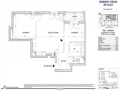 Vente Appartement 3 pices BOBIGNY 93000