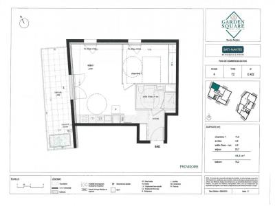 Location Appartement 2 pices SAINT-HERBLAIN 44800