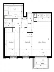 Location Appartement 3 pices FRANCONVILLE 95130