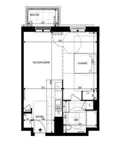 Location Appartement 2 pices BLANC-MESNIL 93150