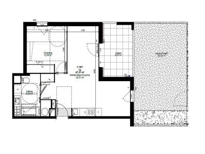 Location Appartement 2 pices ALBERTVILLE 73200