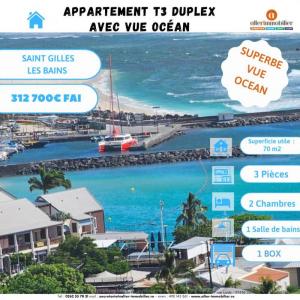 Vente Appartement 3 pices SAINT-GILLES-LES-BAINS 97434
