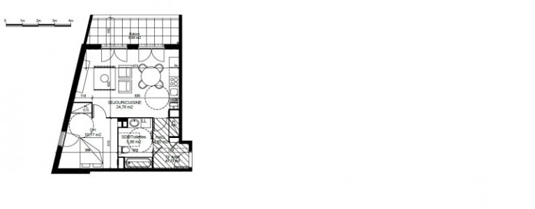 Location Appartement 2 pices VENISSIEUX 69200