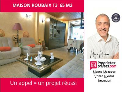 Vente Maison 3 pices ROUBAIX 59100
