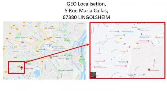 Location Appartement 2 pices LINGOLSHEIM 67380