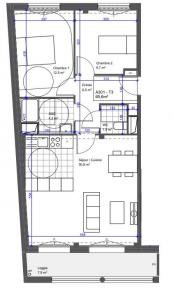 Vente Appartement 3 pices PANTIN 93500