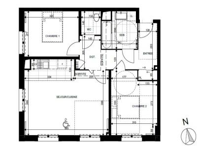Location Appartement 3 pices BLANC-MESNIL 93150