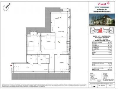 Location Appartement 4 pices MONTIGNY-LES-METZ 57158