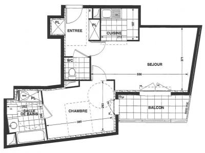 Location Appartement 2 pices SAINT-HERBLAIN 44800