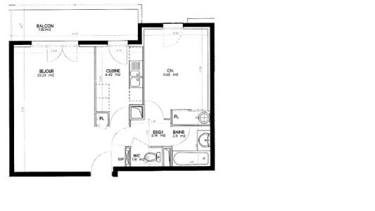 Location Appartement 2 pices TASSIN-LA-DEMI-LUNE 69160