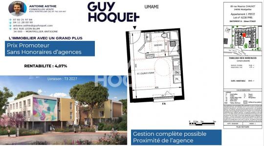 Vente Appartement MONTPELLIER 34000