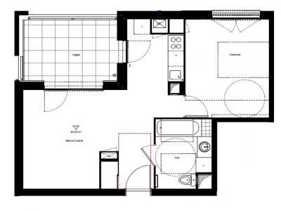 Location Appartement 2 pi�ces GRENOBLE 38100