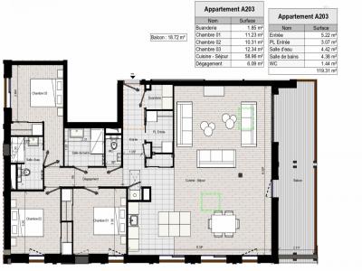 Vente Appartement 4 pi�ces MORILLON 74440