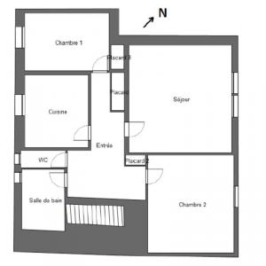 Vente Appartement 4 pi�ces CHATEAUNEUF-DU-FAOU 29520