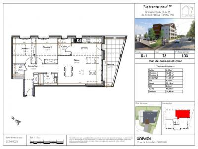Vente Appartement 3 pi�ces PAU 64000