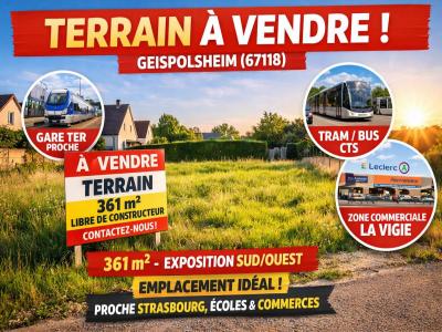 Vente Terrain GEISPOLSHEIM 67400