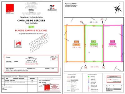 Vente Terrain SERQUES 62910