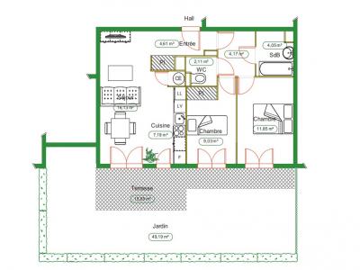 Location Appartement 3 pi�ces DIJON 21000