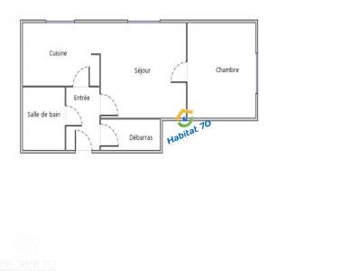 Location Appartement 2 pi�ces PLANCHER-BAS 70290