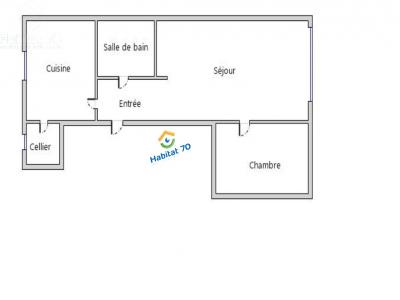 Location Appartement 2 pi�ces LURE 70200