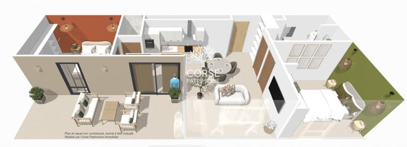 Vente Appartement 3 pi�ces PORTO-VECCHIO 20137