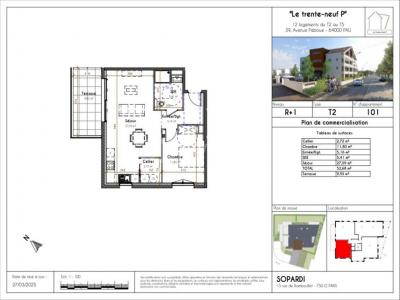 Vente Appartement 2 pi�ces PAU 64000