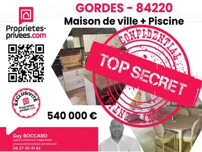 Vente Maison 4 pi�ces GORDES 84220