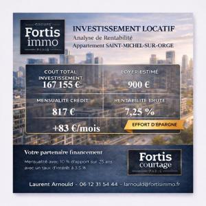 Vente Appartement 3 pi�ces SAINT-MICHEL-SUR-ORGE 91240