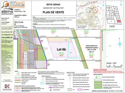 Vente Terrain GENAS 69740