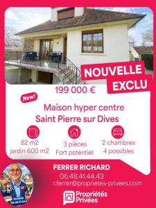 Vente Maison 3 pi�ces SAINT-PIERRE-SUR-DIVES 14170